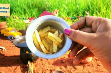 Easy French Fries Recipe | Potato Fries | Miniature Cooking | Journey 14 | Mini Food Journey