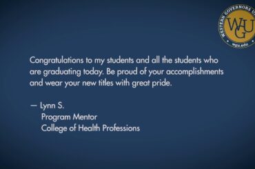 WGU Spring 2021 Virtual Commencement - Bachelor's Ceremony