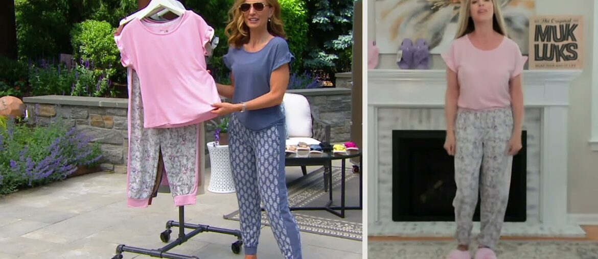 MUK LUKS French Terry Lounge Set on QVC