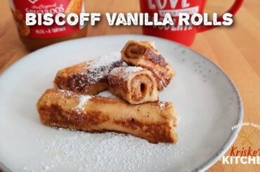 Biscoff Rolls | Easy Biscoff Recipe under 10 minutes | Biscoff 'french toast' roll ups  #shorts
