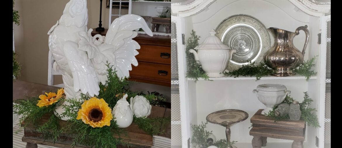 FRENCH FARMHOUSE DECOR  - DECORATE WITH ME IN THE DINING ROOM - FARMHOUSE - FRENCH COUNTRY