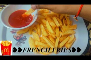 Home made crispy perfect french fries recipe with tips & tricks || crispy finger chips