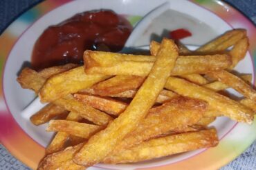 Perfect Crispy French Fries Easy Recipe. How To Make French Fries Like This In Restaurant