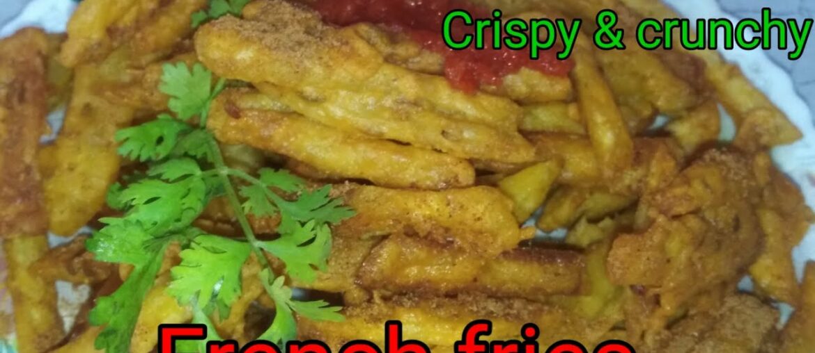 French fries recipe||crispy and crunchy French fries recipe by yusrafoods&vlogs
