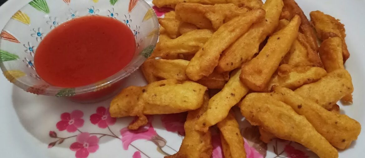 French fries pakora recipe | karare & crispy pakora | Aloo Pakora
