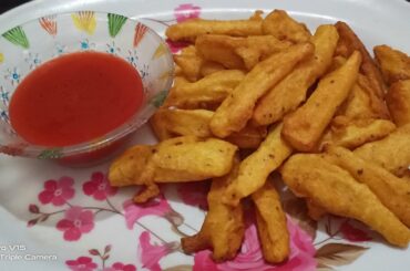 French fries pakora recipe | karare & crispy pakora | Aloo Pakora