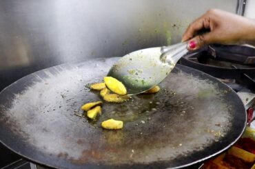 Indian Lady Selling Egg French Fries Curry | Roadside Three Layer Egg Recipe | Indian Street Food