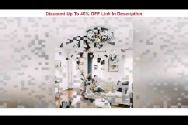 Top Rated Bestier Modern French Empire Black Finish Crystal Flushmount Chandelier Lighting LED Ceil