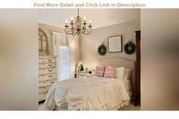 Best Deal Product Ganeed French Country Chandeliers,6 Lights Candle Wrought Iron Chandelier,Rustic