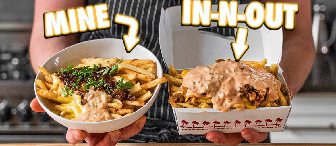 Making In-N-Out Animal Style Fries At Home | But Better Making In-N-Out Animal Style Fries At Home | But Better