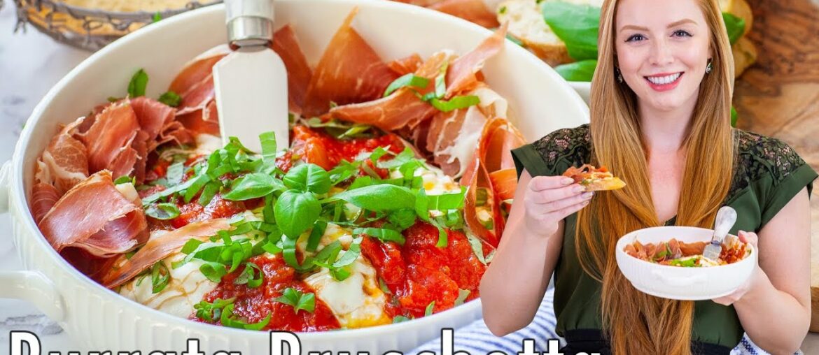 EASY Prosciutto & Burrata Bruschetta Appetizer Recipe | with Garlic Butter Baguette | My Favorite! EASY Prosciutto & Burrata Bruschetta Appetizer Recipe | with Garlic Butter Baguette | My Favorite!