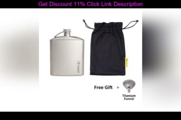 Best Pure Titanium Water Wine Coffee Tea Bottles Flasks Cans Portable Outdoor Camping Gear EDC Tool