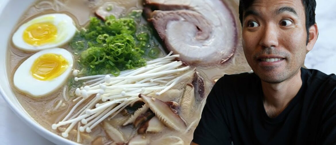 I Watched Joshua Weissman's Tonkotsu Ramen Video (Ramen Recipe Breakdown)