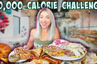 Eating BREAKFAST Foods ONLY | 10,000 Calorie Challenge