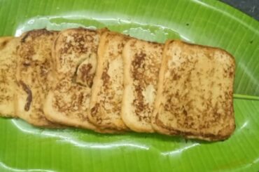 French Toast in tamil | sweet bread Toast recipe | Sweet Egg Bread Toast recipe | snacks recipes