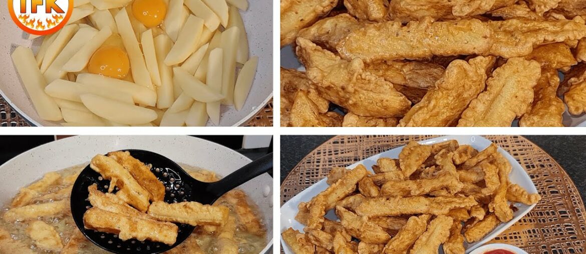 Crispy Egg French Fries Recipe | Easy Egg French Fries | Egg Snacks Recipe | CRISPY FRIES RECIPE