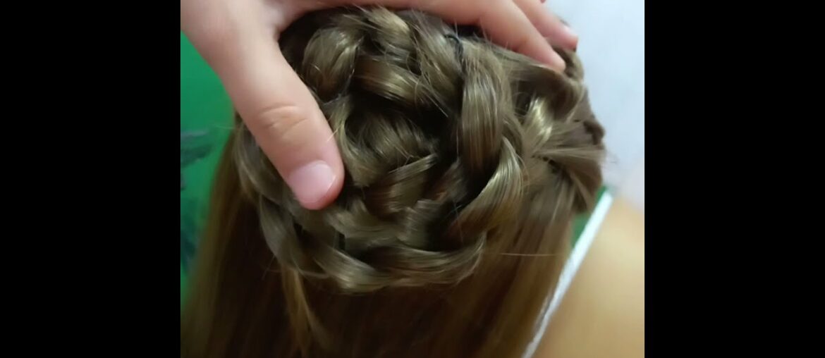 Making of French Rose Hair Style Video Easily at Home