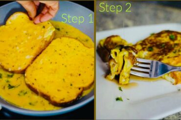 FRENCH TOAST OMELETTE | BREAKFAST EGG RECIPE | ORIGINAL #FRENCHTOATOMELETTE