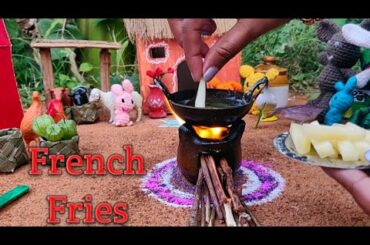 # Miniature crispy french fries# #potato fries recipe#