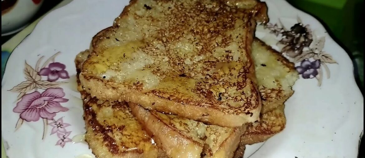 French tosat with hot chocolate evening snacks recipe ( cook with Alafreen)