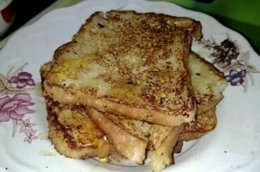 French tosat with hot chocolate evening snacks recipe ( cook with Alafreen)