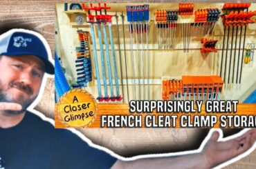 DIY French Cleat Clamp Rack | Welcome to A Closer Glimpse