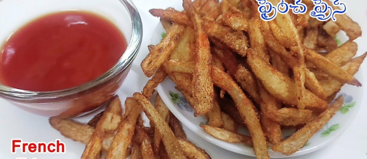 Crispy french fries Recipe - Homemade crispy fries recipe - Restaurant style french fries