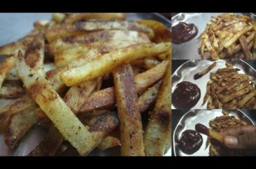 No Oil No Deep Fry French Fries in Tamil | French Fries recipe in Tamil