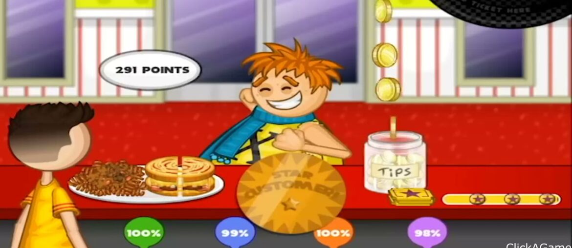 Papa's Cheeseria Y8 Browser Gameplay Walkthrough Part 19: Cluck And Onion | ClickAGame