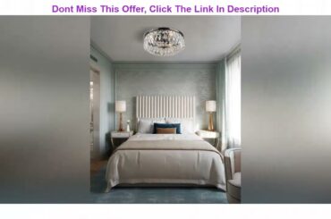 Flash Sale Bestier Modern French Empire Black Crystal Semi Flushmount Chandelier Lighting LED Ceili