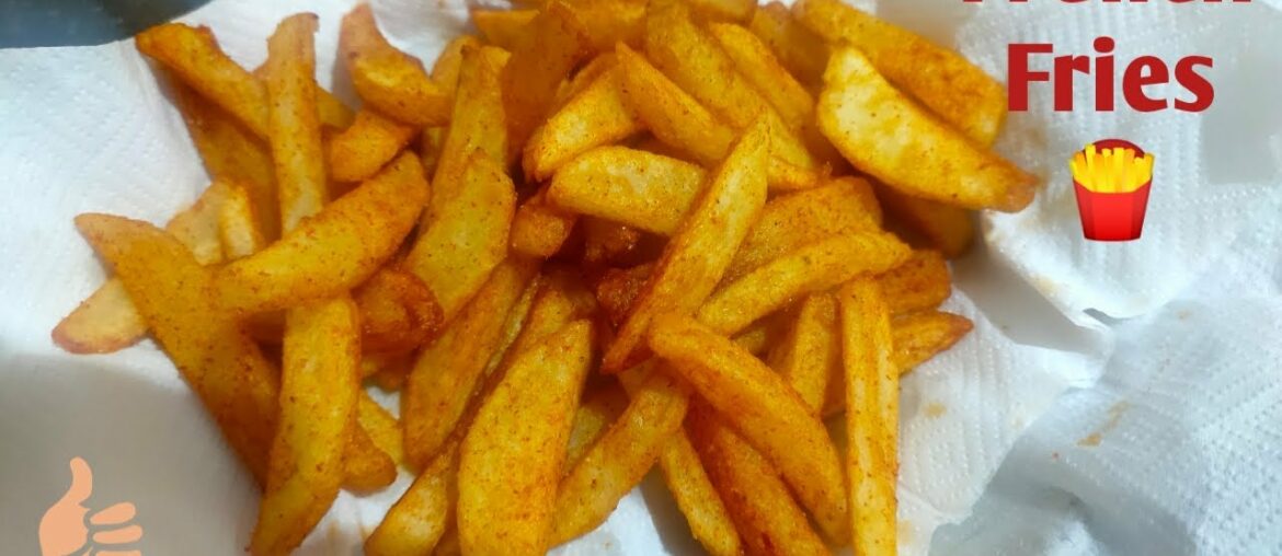 Homemade Crispy Perfect French Fries Recipe | Potato Finger Chips in Kannada