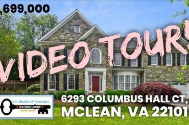 Tour: 6293 Columbus Hall Ct, McLean, VA 22101