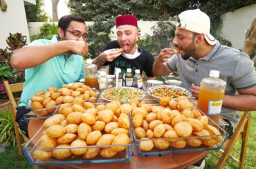 Ultimate Pani Puri CHALLENGE in PAKISTAN!! Street Food Challenge in Karachi, Pakistan
