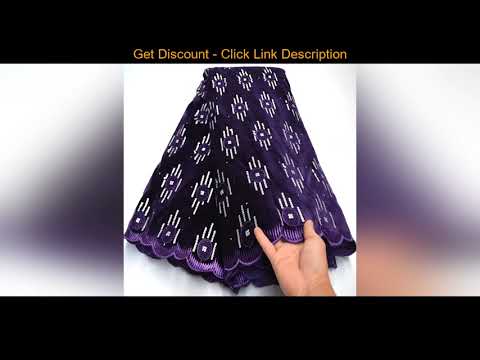 Top Most popular Nigerian Sequins Lace Fabrics Wine African Fabric Lace with Stones Beads for Women Top Most popular Nigerian Sequins Lace Fabrics Wine African Fabric Lace with Stones Beads for Women