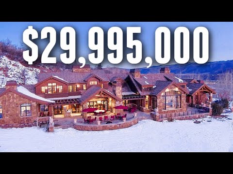 Touring a $29,995,000 Aspen Mountainside MEGA MANSION Touring a $29,995,000 Aspen Mountainside MEGA MANSION