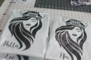 Using Cricut to make Mother's Day shirt & 40 Questions Tag