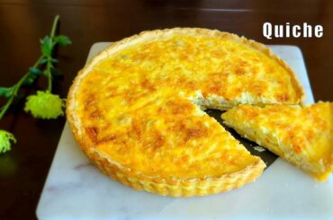 Quiche - A french dish || Chicken Quiche || French Breakfast || Quiche recipe || English subtitles
