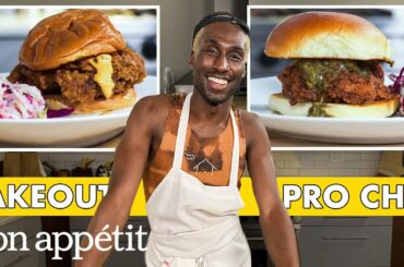 Pro Chef Tries To Make A Fried Chicken Sandwich Faster Than Delivery | Taking On Takeout