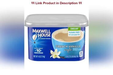 Hottest Maxwell House International Decaf Sugar-Free French Vanilla Instant Coffee (4 oz Canisters,