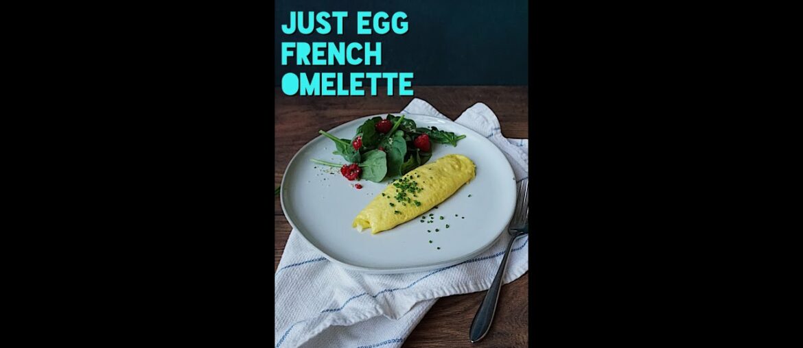 Just Egg French Omelette | 2 Ingredient Vegan Omelette Recipe | #shorts