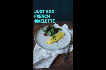 Just Egg French Omelette | 2 Ingredient Vegan Omelette Recipe | #shorts