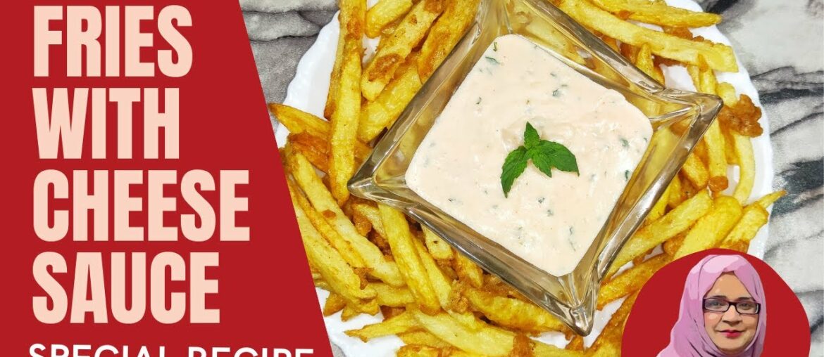 French Fries with Cheese Sauce | Recipe of Fries and Cheese Dip by Farah Asif Urdu/Hindi French Fries with Cheese Sauce | Recipe of Fries and Cheese Dip by Farah Asif Urdu/Hindi