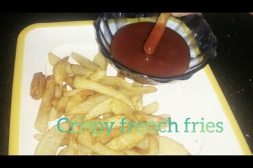 crispy French fries by usha KITCHEN recipe// homemade fries