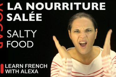 Salty Food French (basic French vocabulary from Learn French With Alexa)