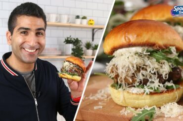 French Onion Burgers With Truffle Mayo // Presented by BuzzFeed & SpongeTowels