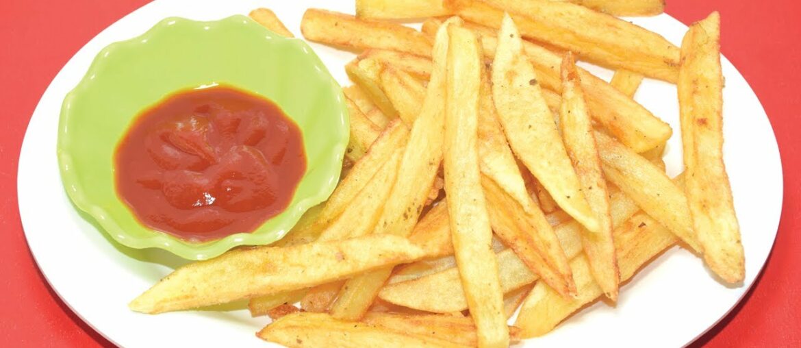 French Fries - Restaurant Style Easy Homemade Crispy French Fry Recipe - Kids Favourite Recipes
