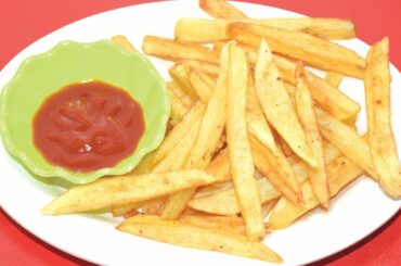 French Fries - Restaurant Style Easy Homemade Crispy French Fry Recipe - Kids Favourite Recipes