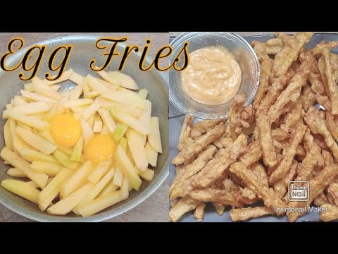 Crispy French Fries Recipe|Egg Fries Recipe|Potato Recipe|Egg Snacks Recipe Crispy French Fries Recipe|Egg Fries Recipe|Potato Recipe|Egg Snacks Recipe