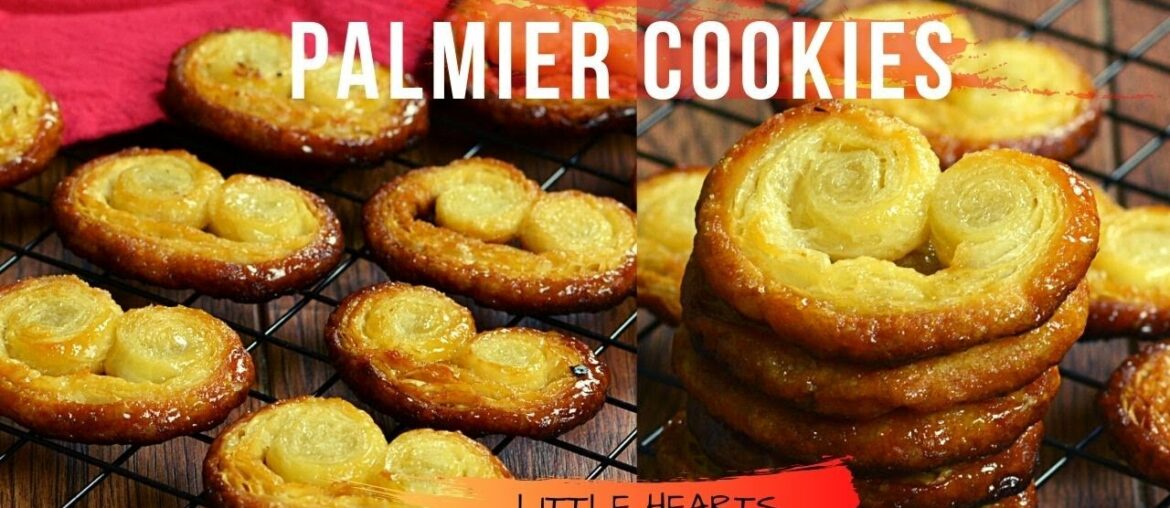 PALMIER COOKIES | FRENCH COOKIES| LITTLE HEART| SLURP RECIPES