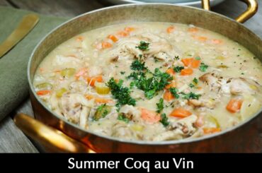 Summer Coq au Vin: French Chicken Stew